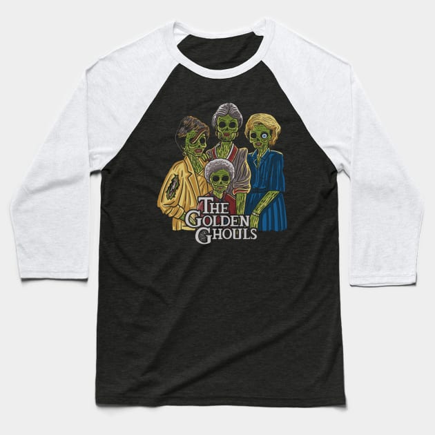 The Golden Ghouls Baseball T-Shirt by ibyes
